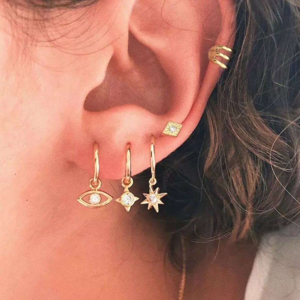 2/$10 NEW! Bohemian Earring Stud Set Hamsa 5 Piece Cute Dainty Boho